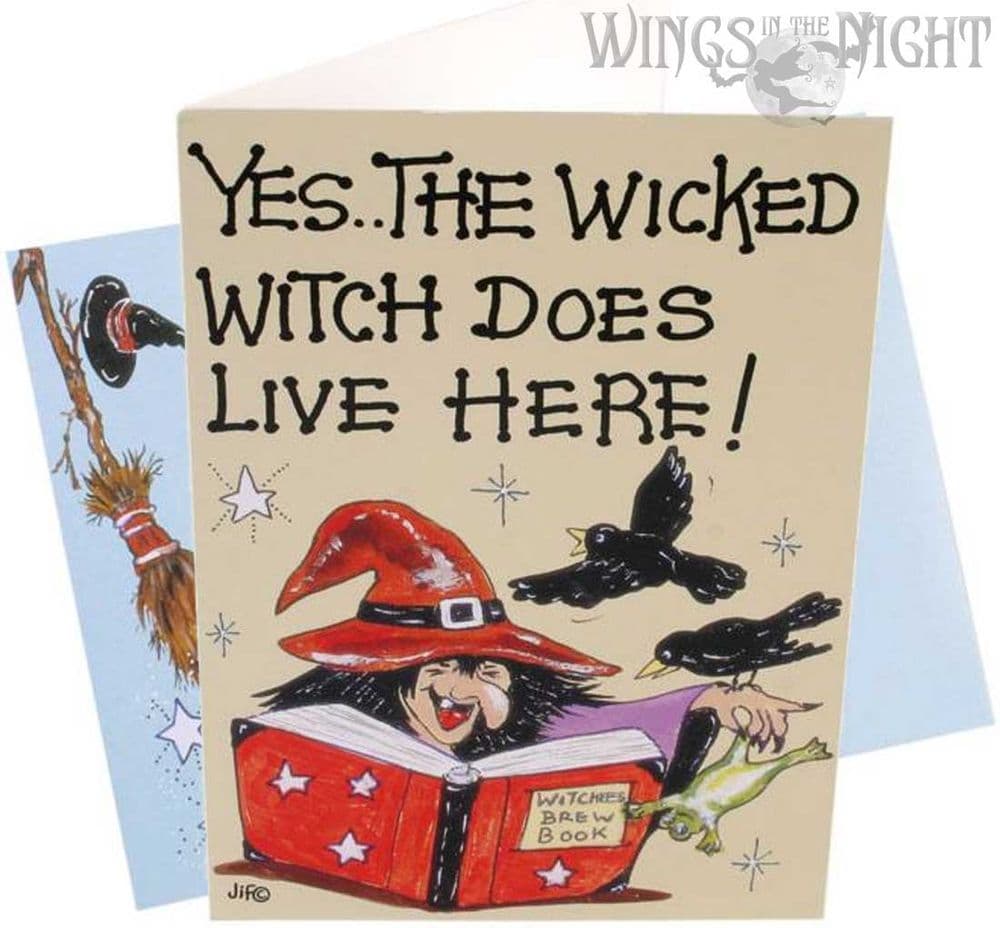 WICKED WITCH Humourous Greeting Card