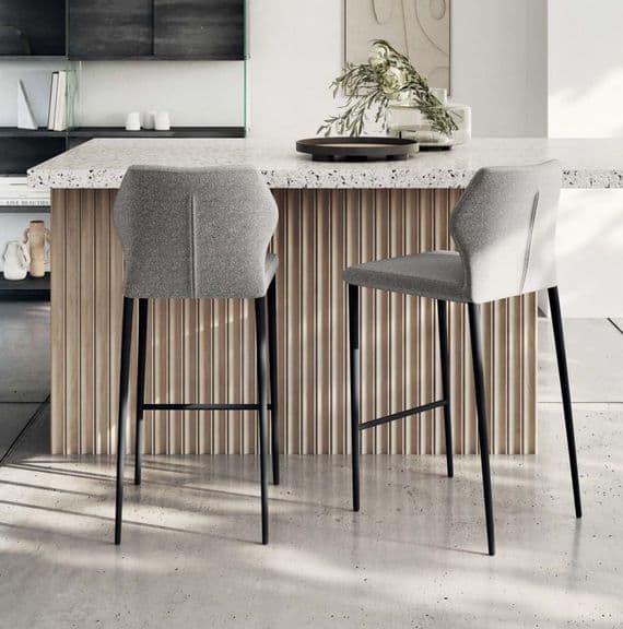 Angle Fixed Height Bar Stool