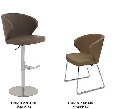Doris P Bar Stools & Matching Chairs