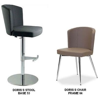 Doris S Bar Stools and Matching Chairs