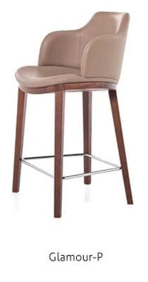 Glamour P Fixed Height Bar Stool