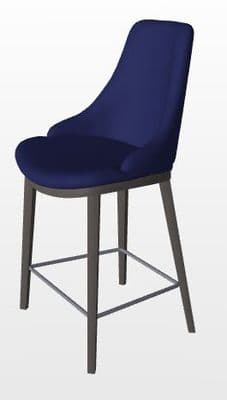 Glamour S Fixed Height Bar Stool