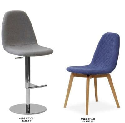Kube Bar Stool and Chair