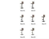 Quadra 2 Adjustable Barstool | Luxury Bar Stools  |  Breakfast Bar Stools