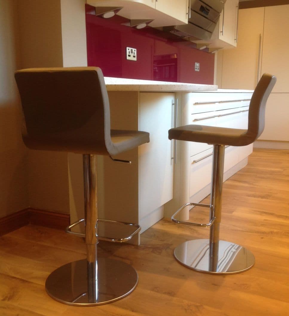 Quadra 2 Adjustable Barstool Luxury Bar Stools Breakfast Bar Stools