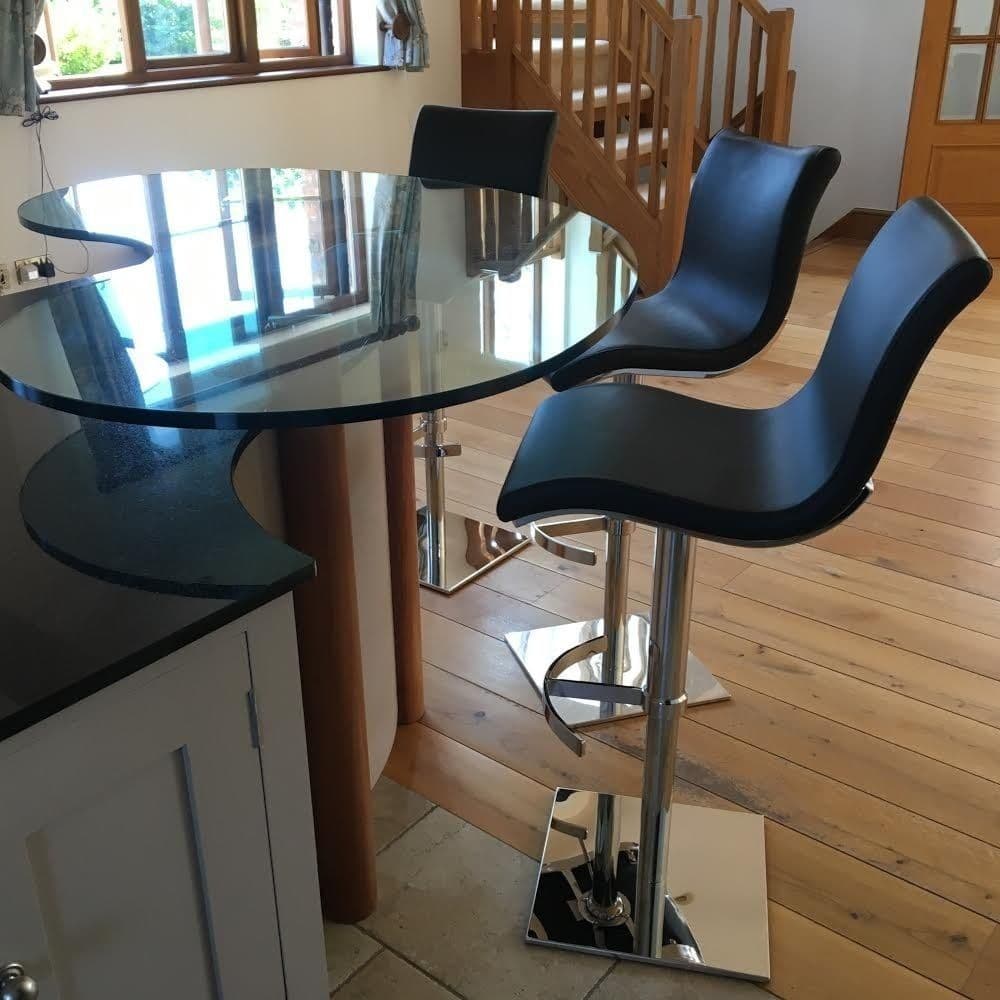 Steve Adjustable Bar Stool | Luxury Barstool | Breakfast Bar Stools