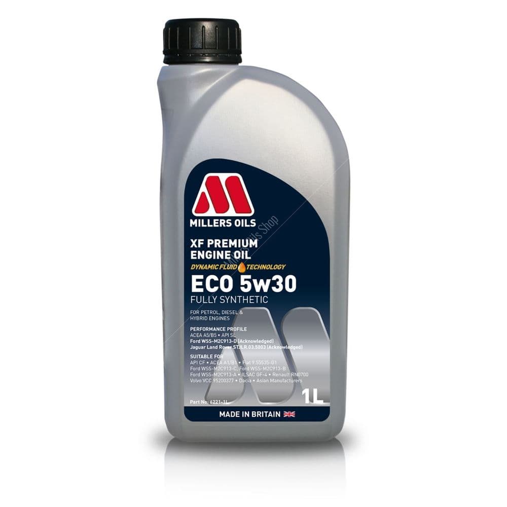 1L Millers XF Premium Engine Oil Eco 5w30 | Focus RS mk1