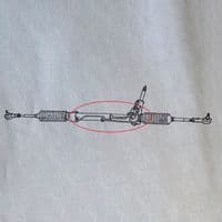 2WD RHD Steering Rack Hydraulic Pipes GGR204RP
