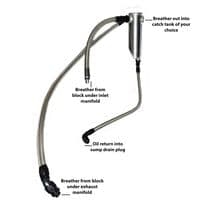 3 Port Oil Separator Kit Group A, RS Cosworth