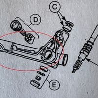 4WD LHD Steering Rack Hydraulic Pipes GGR203RP-LHD
