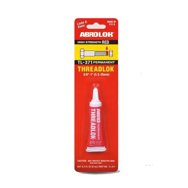 Abrolok Threadlok Red | High-Strength Permanent Threadlocker