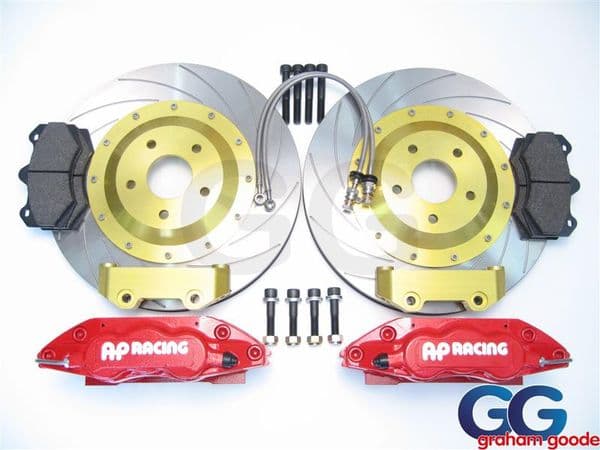 AP Racing Big Brake Kit 330MM 4pot Red Subaru Impreza GT WRX STi GGS037R