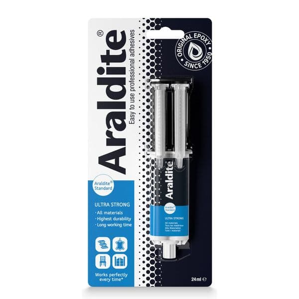 Araldite Epoxy Glue Standard 24ml | Strong Two-Part Adhesive