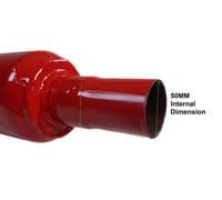 Cherry Bomb Universal Performance Exhaust  Back Box  Oval Tail Pipe OTB3.5STD 51-55mm