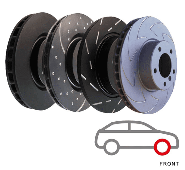 EBC Front Brake Discs Ford Focus ST 225 MK2