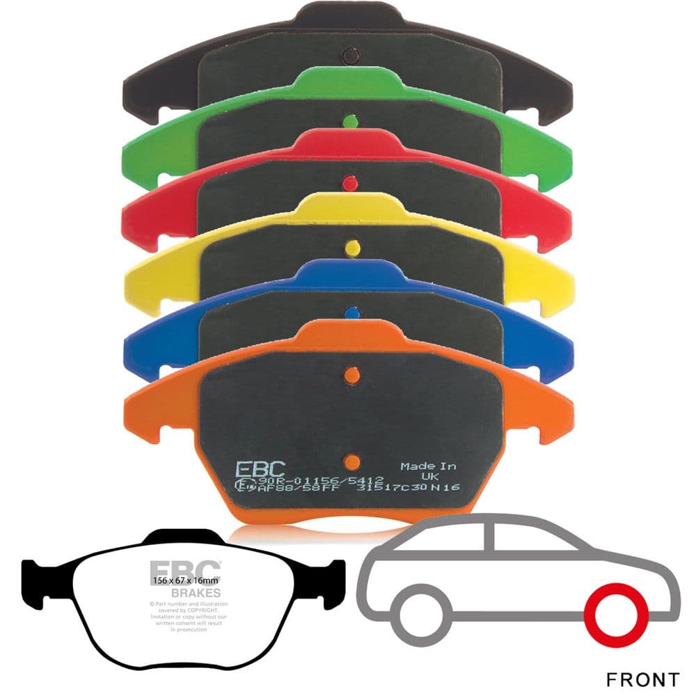 EBC Front Brake Pads | Ford Fiesta ST 150 2004-2008