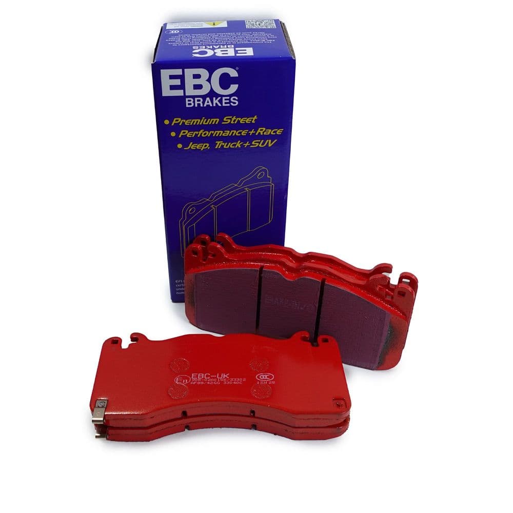 EBC Front Brake Pads, Ford Mustang 5.0 2015-2023 - RedStuff