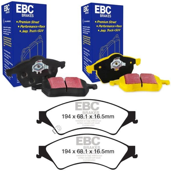 EBC Front Brake Pads Ford Ranger 2012- onwards