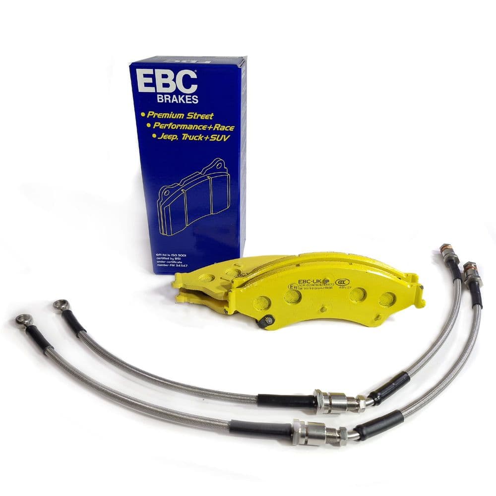 EBC Performance Brake Pads & Lines, Ford Ranger 2012 to 2022