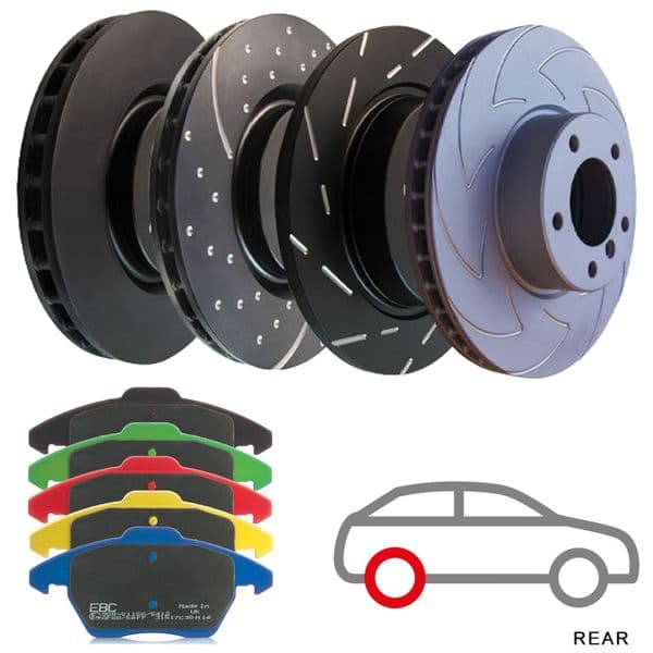 EBC Rear Brake Pads & Discs Fiesta ST mk8 1.5 Ecoboost