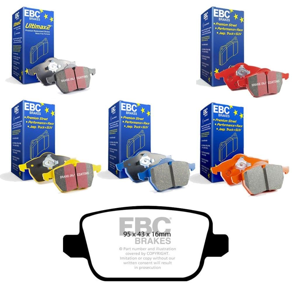 EBC Rear Brake Pads Fast Road & Track | Focus RS mk2