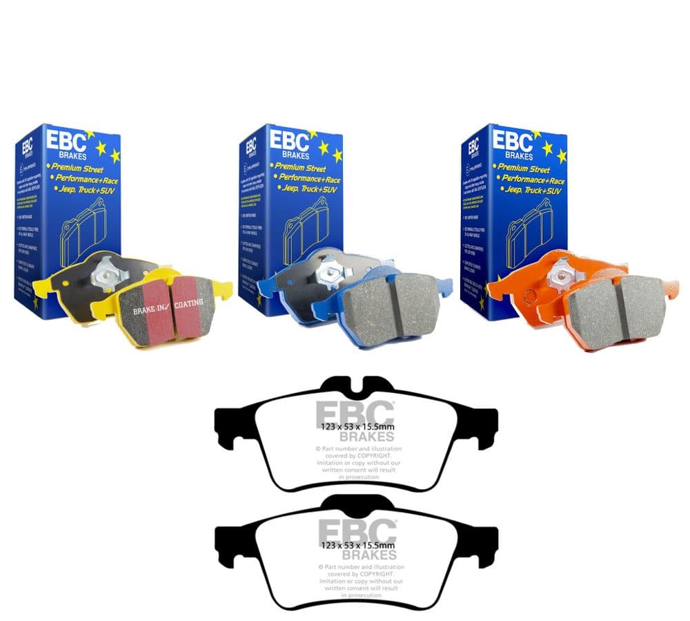 EBC Rear Brake Pads Fast Road & Track | Focus RS mk3