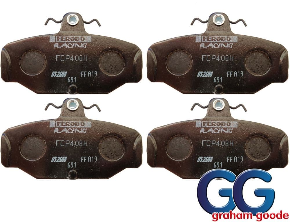 Ferodo DS2500 Rear Brake Pads | Ford Escort & Sierra Rs Cosworth 2wd / 4wd