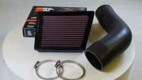 Air Induction Filter Kit K&N with Boost Hose Fiesta ST mk8