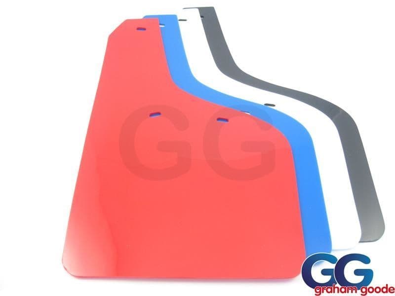Fiesta ST Mudflaps PVC Set of 4 Red Blue Black White