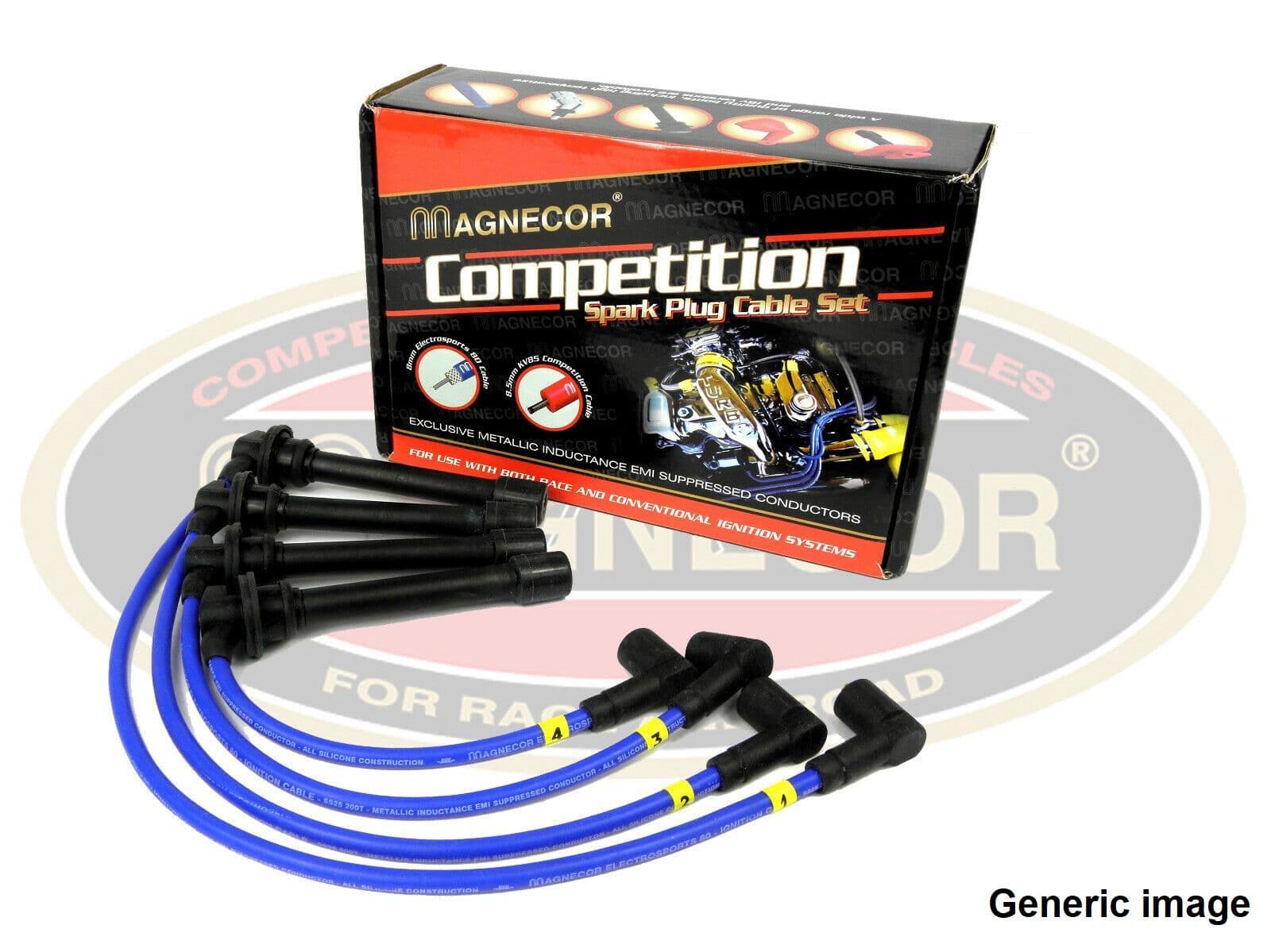 Fiesta Zetec S Ti-VCT Magnecor Uprated Ignition HT Lead Set 0mm