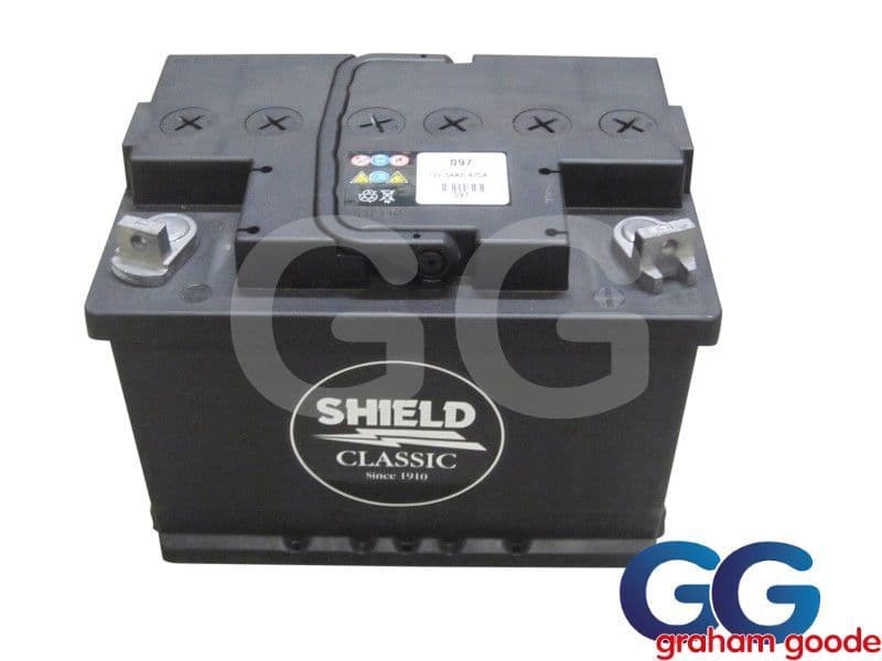 Ford Escort Sierra Sapphire Cosworth Battery Flat Terminals 3year 097