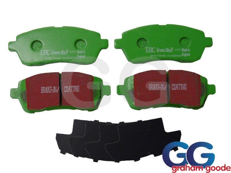 Ford Fiesta Zetec S S1600 Front EBC Greenstuff Brake Pads DP22002