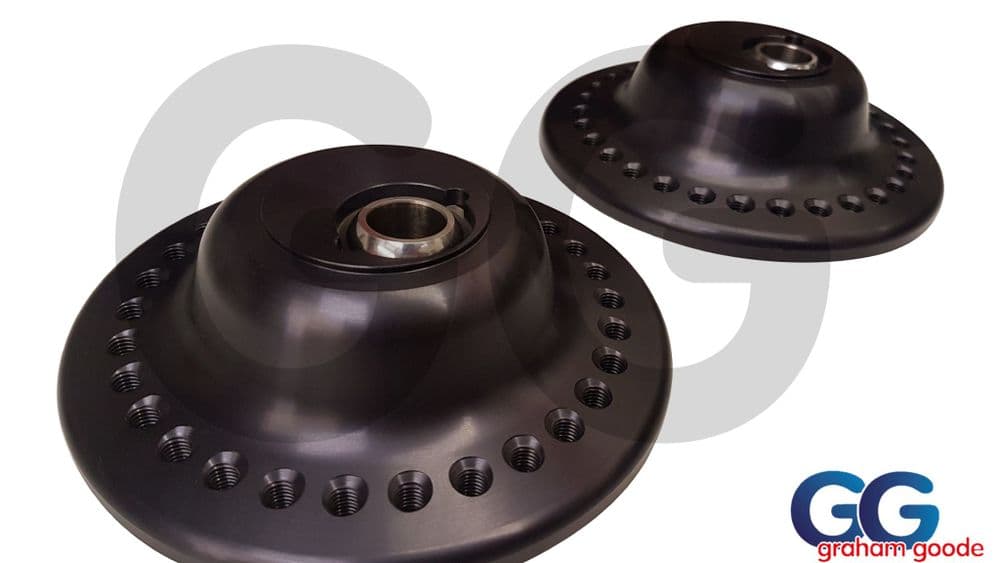 Front Adjustable Suspension Top Mounts Pair, Escort & Sierra RS Cosworth