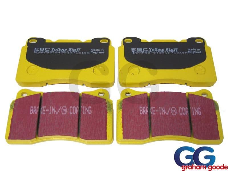Front Brake Pads Impreza WRX STi 01- EBC Yellowstuff Uprated Trackday Fast Road Brembo DP41210R