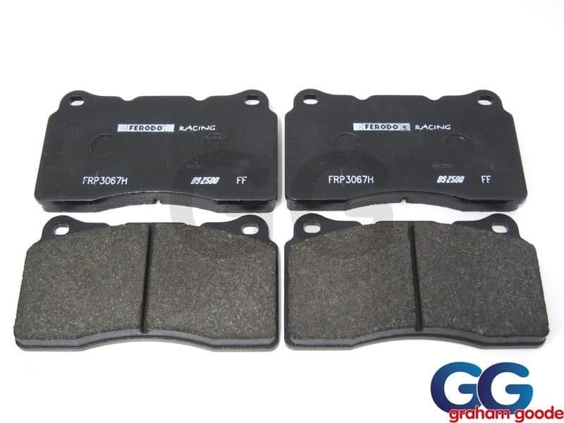 Front Brake Pads Impreza WRX STi 01 on Ferodo DS2500 Uprated Brembo Caliper FRP3067H GGS1267