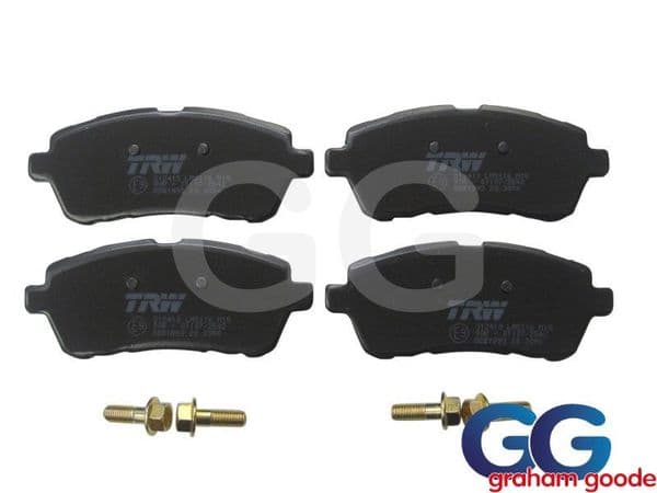Front Brake Pads Set Ford Fiesta Zetec S1600 mk7 Standard TRW GGF1071