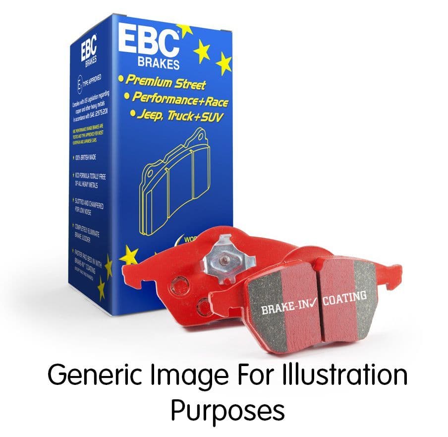 Front EBC Redstuff Brake Pads | Ford Mustang 2.3 Ecoboost 2015 On