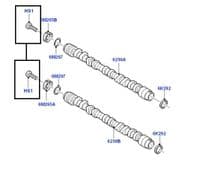 Genuine OE Ford Cam Sensor Bolt Screws | Focus RS mk2 & ST 225