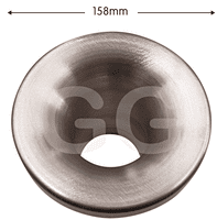 GGR Spun Aluminium Induction Kit Intake Trumpet 80mm GGR06080MM