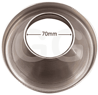 GGR Spun Aluminium Induction Kit Short Intake Trumpet 70mm GGR060S