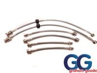 GGR Braided Brake Hose Kit Ford Focus RS MK1 | Graham Goode Racing