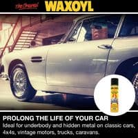 Hammerite Waxoyl Black 400ml | Rustproofing Underbody Protection Spray