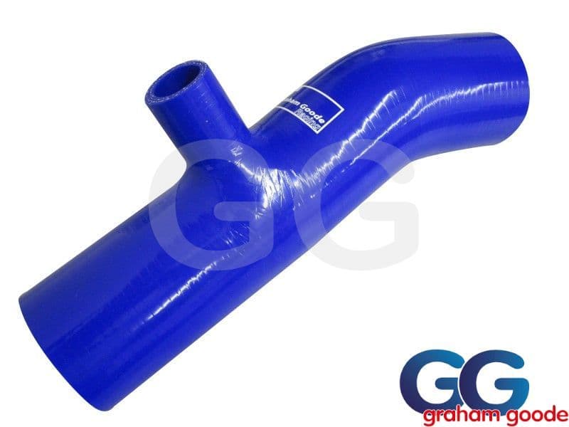 Intercooler to Throttle Body Silicone Hose with Take Off Blue, Ford Escort Cosworth 4WD YBT