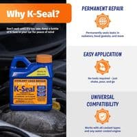 K-Seal Coolant Leak Repair | Permanent Stop Leak for Head Gasket & Radiator