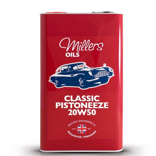 Millers 20w50 Classic Pistoneeze Engine Oil 5L