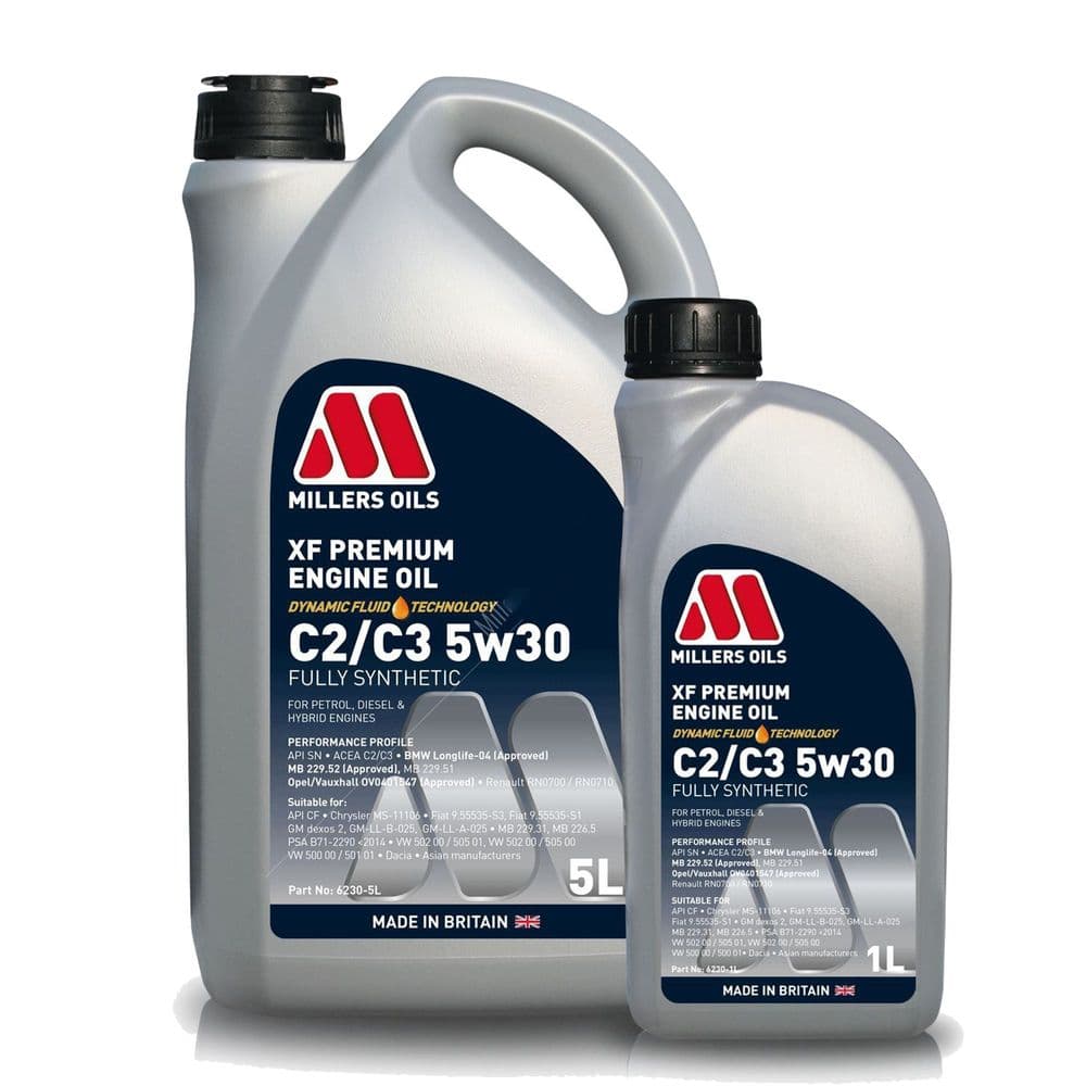 Millers C2/C3 5w30 Engine Oil - Fully Synthetic
