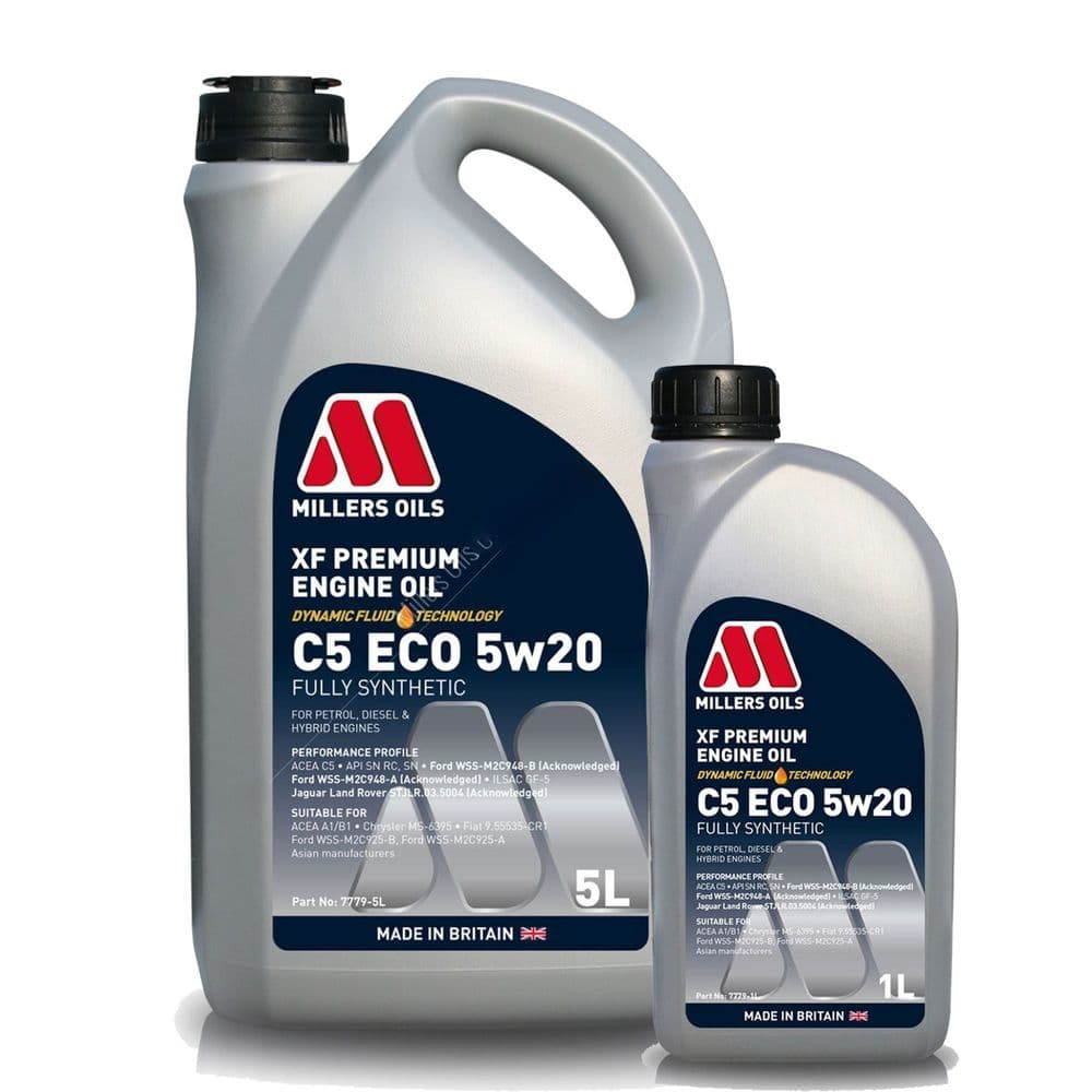 Millers C5 ECO 5w20 Engine Oil - Fully Synthetic