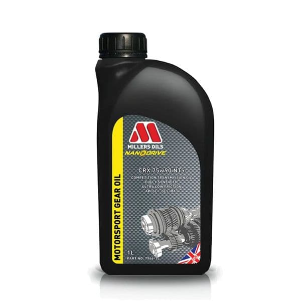 Millers CRX 75w90 NT+ Gear Oil 1L | Racing Synthetic Gear Oil