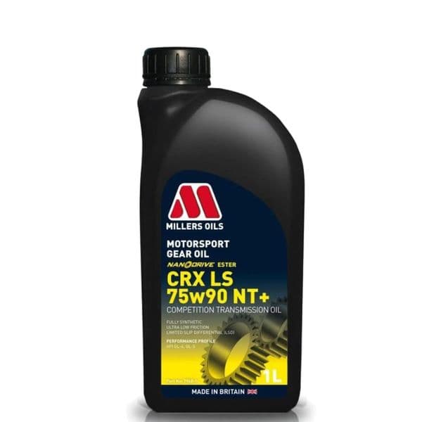 Millers CRX LS 75w90 NT+ Gear Oil 1L | Synthetic LS Gear Oil
