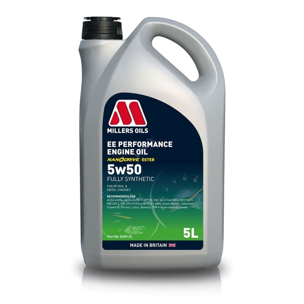 Millers Engine Oil 5w50, Ford Sierra Sapphire Cosworth 2WD